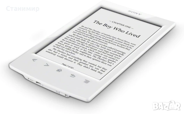 Електронна книга Sony PRS-T2 6" с над 600 книги и нов кожен калъф