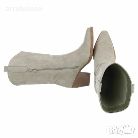 Дамски уестърн и байкърски ботуши, 5цвята , снимка 17 - Дамски ботуши - 50943666