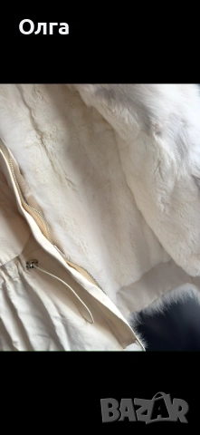 козина от сребърна лисица и писетс