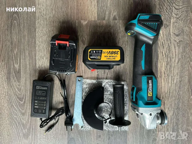 акумулаторен ъглошлайф, снимка 2 - Други машини и части - 48813641