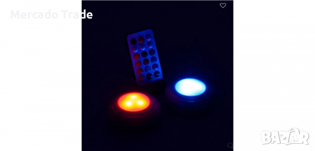 2бр. LED лампички с дистанционно управление, снимка 2 - Лед осветление - 36282820