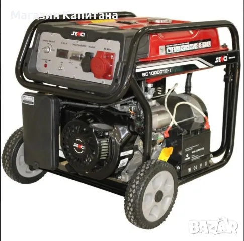 Бензинов генератор трифазен SENCI SC 10000TE TOP / 8.5kW, AVR