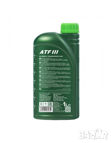 Трансмисионно Масло FANFARO ATF III 1л., снимка 2 - Аксесоари и консумативи - 53522868