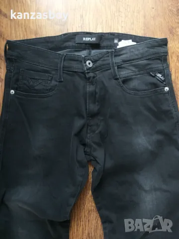 replay anbass straight fit jeans - страхотни мъжки дънки КАТО НОВИ 32 , снимка 2 - Дънки - 49262871