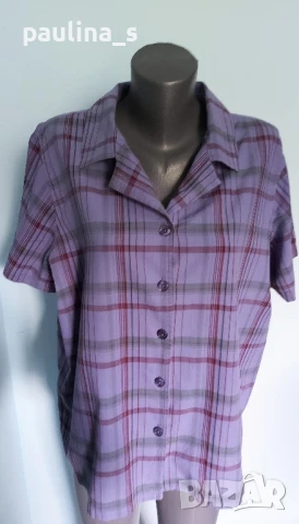 Пет различни броя / Памучна дамска риза / голям размер , снимка 11 - Ризи - 51218158