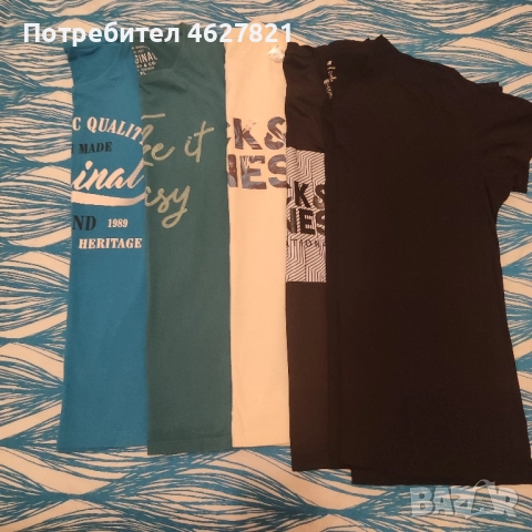 лот мъжки тениски L размер, снимка 2 - Тениски - 52496327