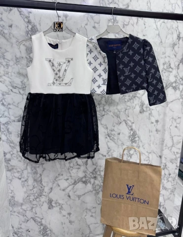 детски комплекти сако и рокля christian dior louis vuitton chanel dolce gabbana , снимка 2 - Детски комплекти - 50669037