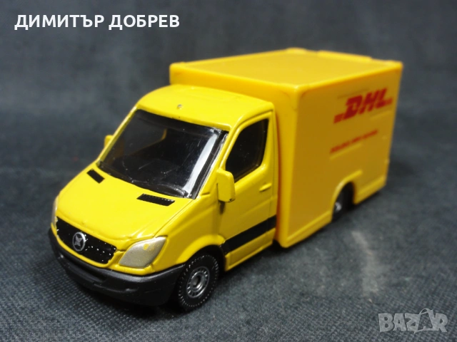 МЕТАЛНА КОЛИЧКА КАМИОН MERCEDES SPRINTER DHL SIKU