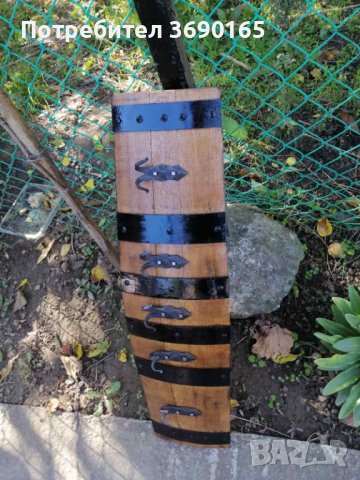 Закачалки изработени от автентични реставрирани бъчви с ръчно ковано желязо , снимка 18 - Декорация за дома - 40221046