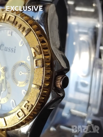 Мъжки часовник Cussi / кварц / почти нов / - 42мм - 49 лв Внос от Англия! , снимка 2 - Мъжки - 51745305