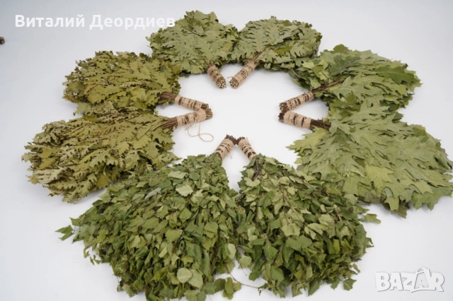 Метлички за сауна дъб/бреза. Веники для бани дуб/берёза., снимка 10 - Други стоки за дома - 52229107
