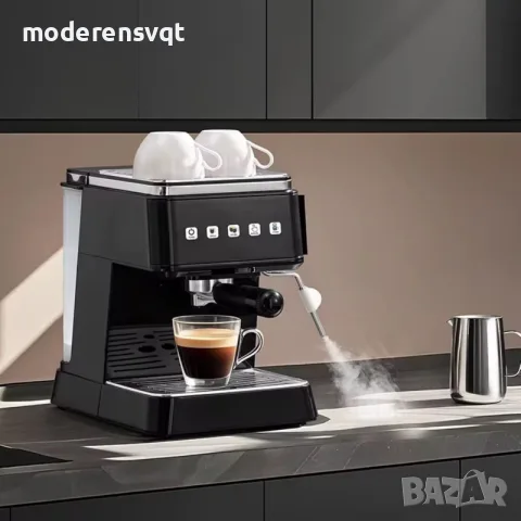 Кафемашина TOBI 2600W и 20 Bar 1.5л за ароматно кафе, снимка 2 - Кафемашини - 55708676