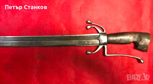 Огромна нимча,сабя,ятаган, снимка 3 - Антикварни и старинни предмети - 53258479