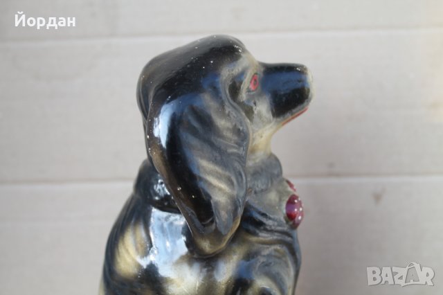 Стара Българска  керамика - Куче касичка, снимка 5 - Антикварни и старинни предмети - 42049189