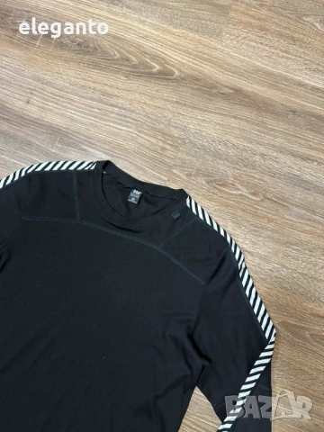 Мъжко ! Helly Hansen Merino Wool HH Lifa Stripe Crew  Shirt , M размер, снимка 4 - Спортни дрехи, екипи - 53801793