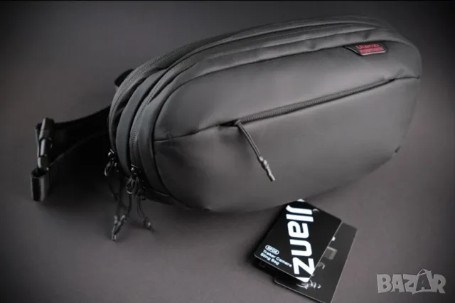 Ulanzi BP08 Traker водоустойчива чанта, фотографско оборудване, тип слинг, черна, 440гр, снимка 9 - Чанти, стативи, аксесоари - 50300376