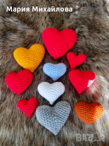 Продавам плетени сърца, снимка 7 - Декорация за дома - 35616125