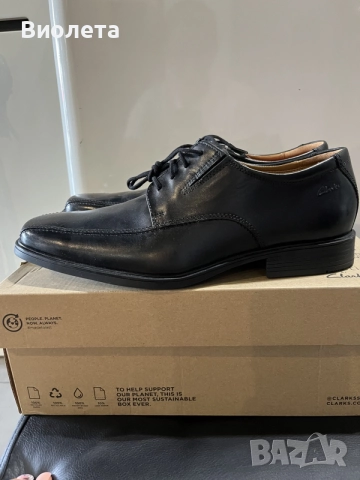 Мъжки обувки Clarks номер 42.5, снимка 2 - Официални обувки - 55842826