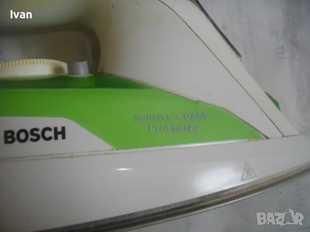 BOSCH 9310 ИСПАНСКА ЕЛЕКТРИЧЕСКА ПАРНА ЮТИЯ ПОЧТИ НОВА ОТЛИЧНА БОШ ВИСОК КЛАС, снимка 9 - Ютии - 48329456