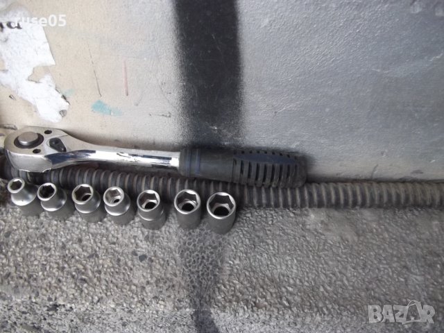 Тресчотка с 7 бр. накрайници и удължител комплект работещи, снимка 11 - Гедорета - 42499887