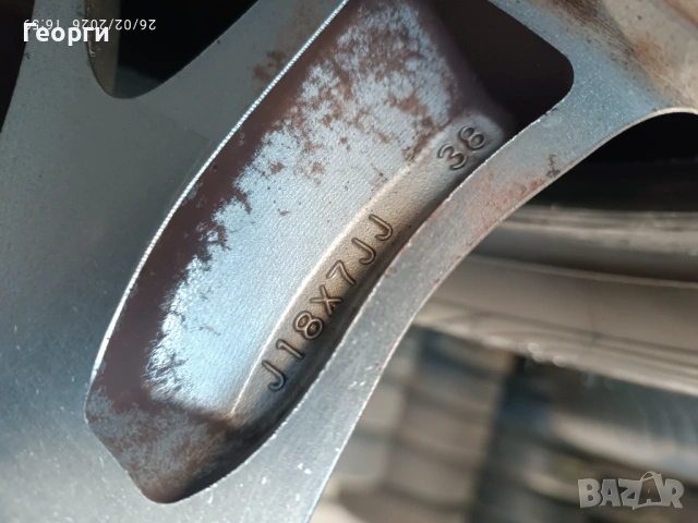 4бр.алуминиева джанта 18цола за Citroen,Peugeot, Mitsubishi 5x114,3, снимка 5 - Гуми и джанти - 53645075