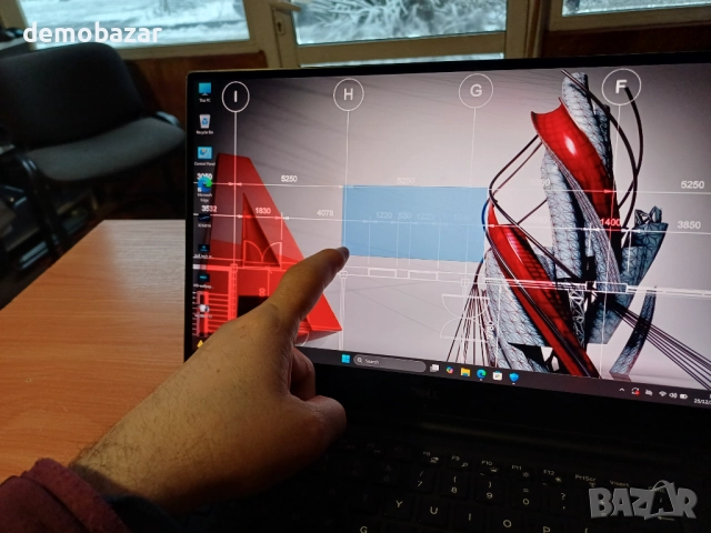 Dell Precision 5530 4K TouchScreen IGZO IPS/Core i7-8850H/Quadro P1000/16GB DDR4/500GB SSD, снимка 2 - Лаптопи за работа - 52898451