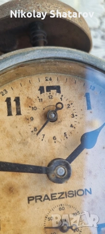 рядък будилник , снимка 2 - Антикварни и старинни предмети - 53125502