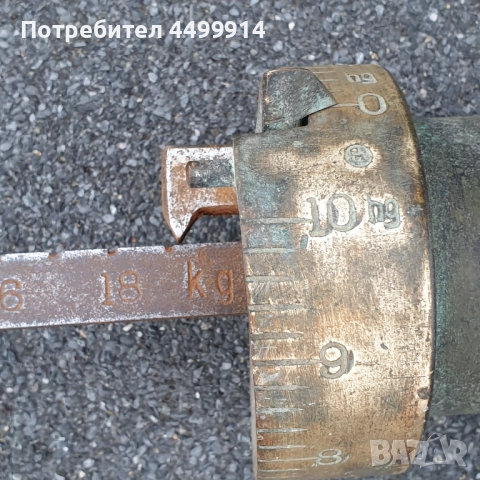 Стар шведски кантар, снимка 7 - Колекции - 51671008