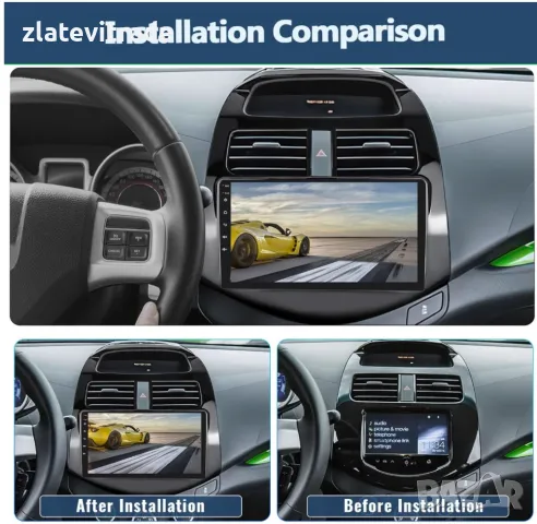 Chevrolet Chevy Spark DAEWOO 2009-2014 9" - НАВИГАЦИЯ, 9862, снимка 2 - Навигация за кола - 48292223