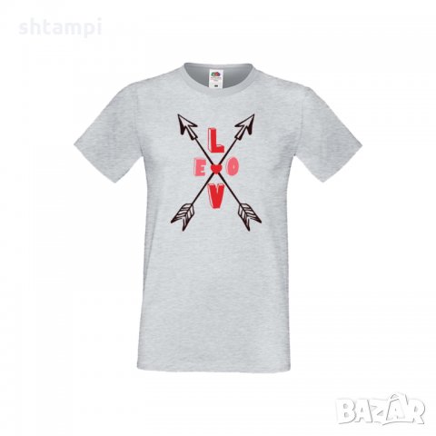 Мъжка тениска Свети Валентин Love Cupid Arrows 1, снимка 3 - Тениски - 35713278