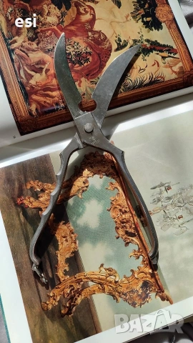 Винтидж ножица за пернати 