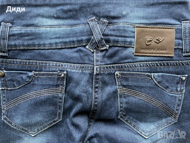Детски тъмно сини дънки размер 14, снимка 3 - Детски панталони и дънки - 44472511