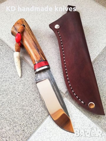 Ръчно изработен ловен нож от марка KD handmade knives ловни ножове, снимка 2 - Ловно оръжие - 30284314