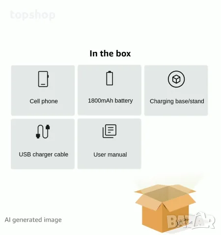 Продавам нов мобилен телефон artfone C1+4G за възрастни хора, снимка 3 - Телефони с две сим карти - 55714984