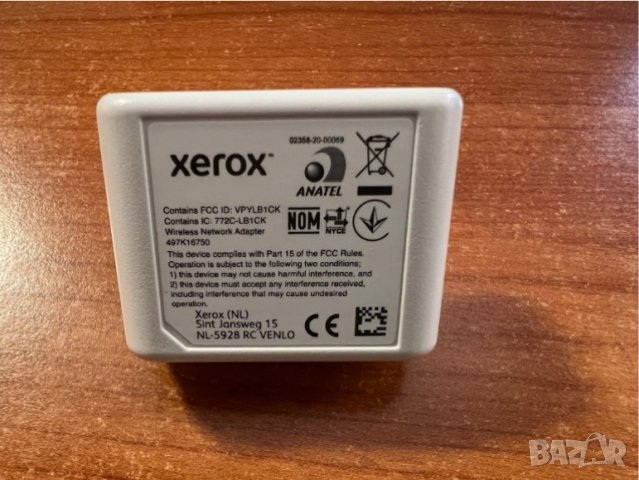 Мрежови адаптор Xerox 497K16750 за Phaser 6510/WorkCentre 6515 или VERSALink, снимка 1 - Принтери, копири, скенери - 42338797