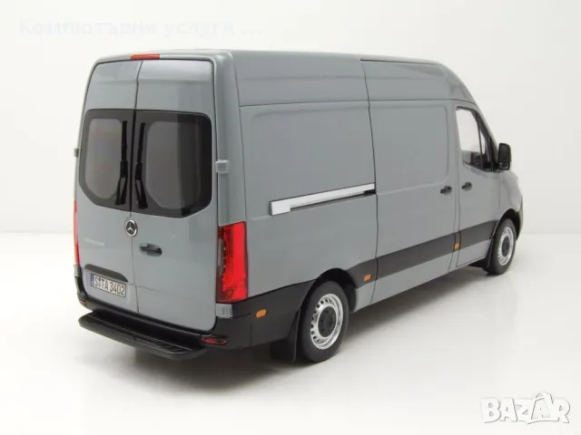 Mercedes-Benz Sprinter 2018 микробус - мащаб 1:18 на Norev  моделът е нов в кутия, снимка 2 - Колекции - 56196304