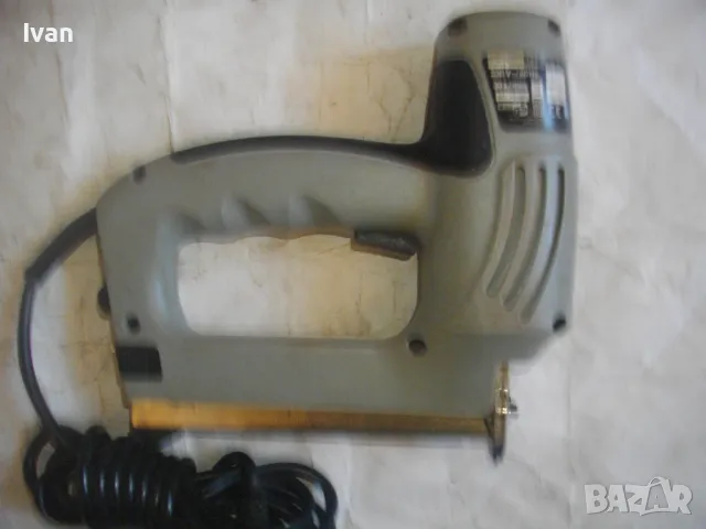 15-32мм Комбиниран Голям Немски Професионален Електрически Такер Дърводелски Почти Нов TOP CRAFT, снимка 3 - Други инструменти - 47342171