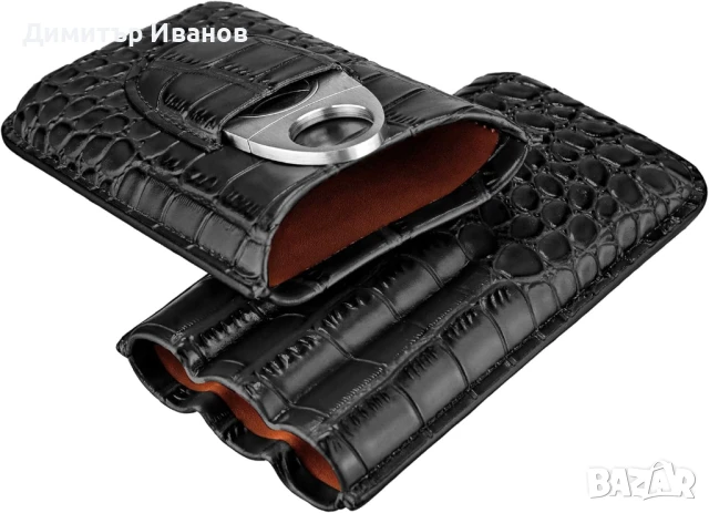 Cohiba кожен калъф за 3 пури със ножичка, снимка 11 - Други - 50977660