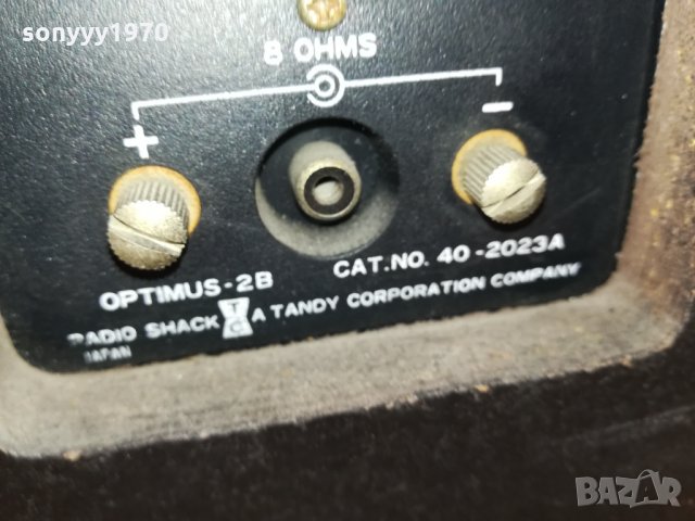 REALISTIC OPTIMUS 2B-MADE IN JAPAN 0302221958, снимка 18 - Тонколони - 35663924