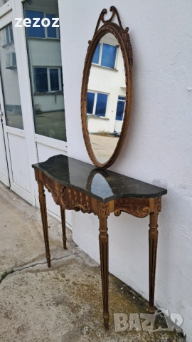 Маса конзолна с огледало, снимка 3 - Маси - 53247515
