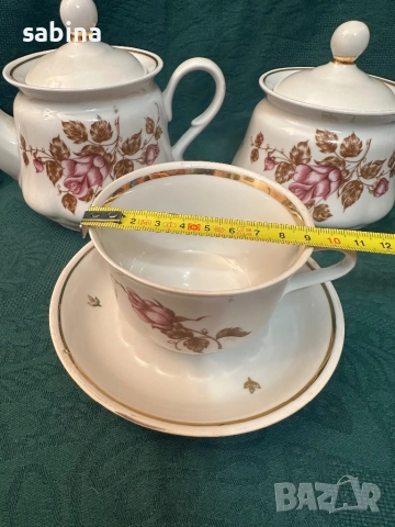 Руски сервиз за чай, СССР, снимка 6 - Сервизи - 52974366