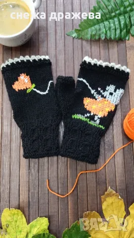 ДАМСКИ ръкавици без пръсти , снимка 6 - Ръкавици - 47953843