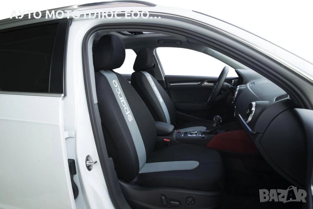 Комплект калъфи за седалки SPARCO - Черно/Сиво - 2мм Пяна., снимка 3 - Аксесоари и консумативи - 52666429