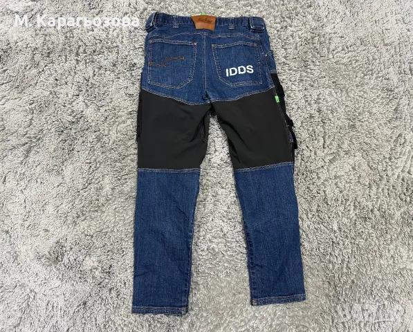 Snickers FlexiWork Denim Trousers, Размер 52, снимка 5 - Панталони - 56230194