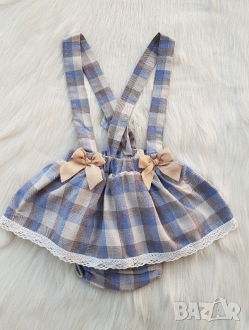 Детска пола с тиранти 18-24 месеца, снимка 4 - Бебешки рокли - 44605970