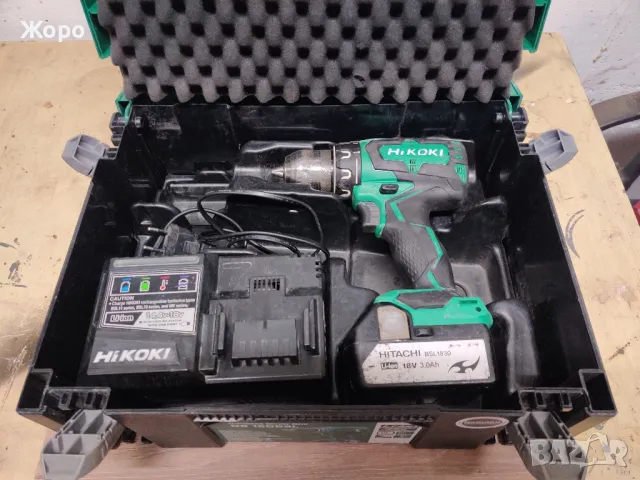 Безчетков винтоверт HIKOKI DS 18 DBSL, снимка 2 - Винтоверти - 50352112