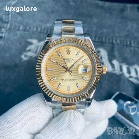 Mъжки часовник Rolex Datejust Two Tone с автоматичен механизъм