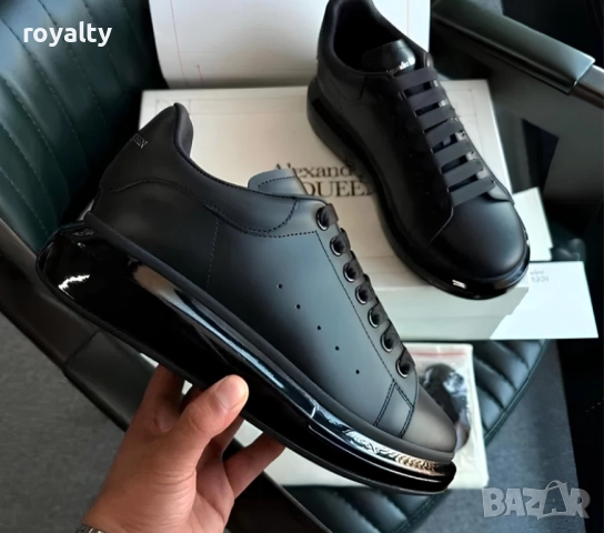 Мъжки маратонки Alexander McQueen - Цвят Черно