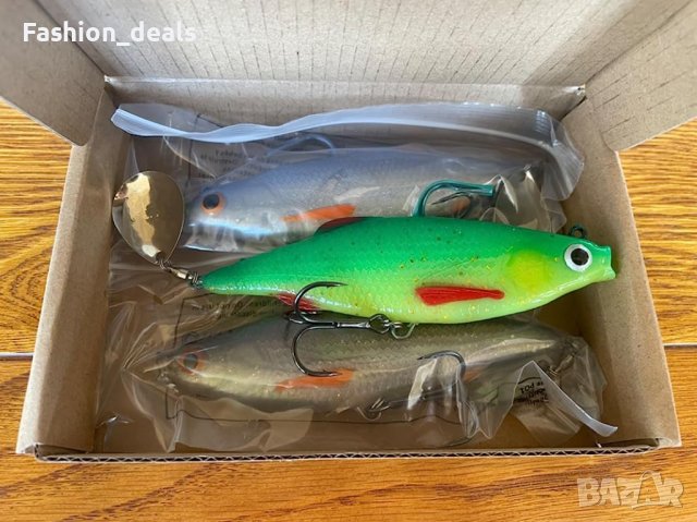 Нови BERKLEY 3 броя Меки гумени примамки за риболов с опашка от блесна/остри куки, снимка 7 - Други стоки за дома - 41465215