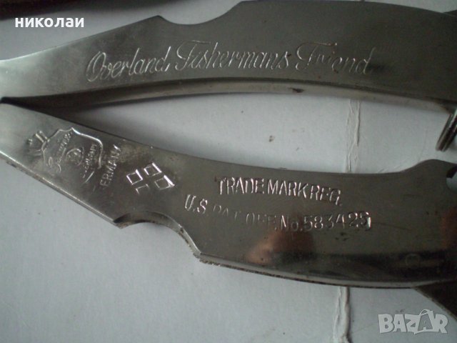 нож клещи solingen 1960 г, снимка 2 - Клещи - 41955072